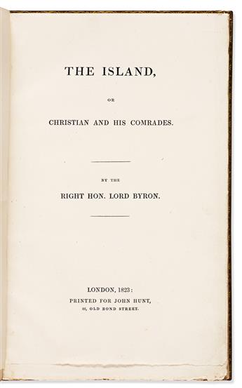 BYRON, LORD GEORGE GORDON NOEL. Lara, A Tale; Jacqueline, A Tale.